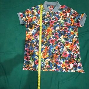 Nike Multicolor Floral Men's Polo Shirt size XL perfec condition